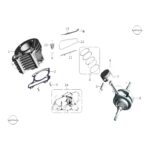 MONDIAL 110 SPEEDY (EFI) SILINDIR ALT CONTA #Y4MON1019A0046
