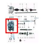 YUKI YK250ZH AYDER GERİ VİTES KUTUSU BOŞ #F1706