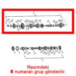 HAOJUE DA135S ŞAFT TAKIMI #24103H3E061H000