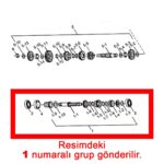 HAOJUE DA135S TRANSMISYON MILI TAKIMI #24102H3E010H000
