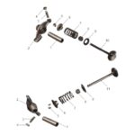 RKS ÜST KAPAK SİBOBU TAKIM (JAGUAR 100) #RK 1116