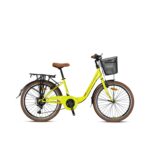 KRON TETRA 3.0 - 24" City Bike - 15' - 21 Vites - V.B. - Sıcak Sarı-Haki/Kahverengi #KRN21-581