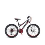 KRON VORTEX 4.0 - 24" MTB - 13' - 21 Vites - M.DISC - Siyah-Kırmızı/Beyaz #KRN21-478