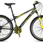 KRON VORTEX 4.0 - 26" MTB - 15' - 21 Vites - M.DISC - Mat Siyah-Neon Sarı/Gri #KRN21-492