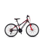 KRON VORTEX 3.0 - 26" MTB - 15' - 21 Vites - V.B. - Mat Siyah-Kırmızı/Beyaz #KRN21-456