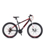 KRON VORTEX 5.0 - 27.5" MTB - 18' - 21 Vites - M.DISC - Siyah-Kırmızı/Gri/Mavi #KRN21-522