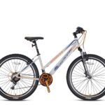 KRON ANTHEA 4.0 - 26" MTB Lady - 15' - 21 Vites - V.B. - Bej Gri-Koyu Gri/Turuncu #KRN21-546