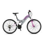 VENUS 3.0 - 24" MTB Lady - 15' - 21 Vites - Çift AMT - V.B. - Mat Füme-Mor/Lila #KRN21-441