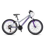KRON XC 75 - 26" MTB Lady - 16' - 21 Vites - V.B. - Mat Füme-Gri/Mor #KRN22-084
