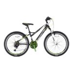 VORTEX 4.0 - 24" MTB - 13' - 21 Vites - M.DISC - Mat Siyah-Neon Sarı/Gri #KRN21-477