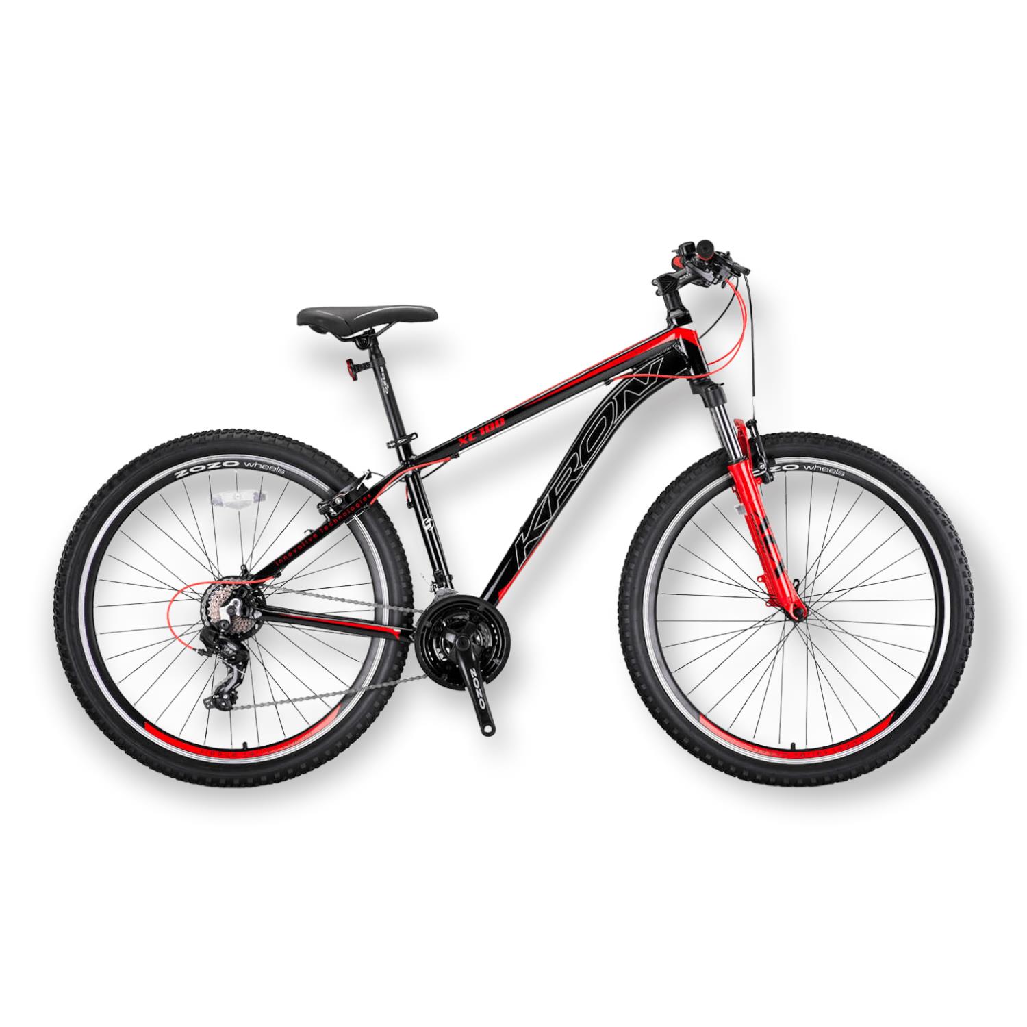 ST86292 KRON XC 100 - 26" MTB - 15' - 21 Vites - M.Dısc. - Siyah-Gri/Kırmızı #KRN22-222 - Görsel 1