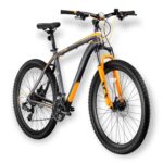 KRON XC 100 - 26" MTB - 17' - 21 Vites - M.Dısc - Mat Füme-Gri/Turuncu #KRN22-224