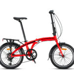 KRON FD 750 - 20'' MTB - 7 Vites -V.B. - Kırmızı-Siyah (ÇelikBagaj/PVC Çamurluk) #KRN22-306