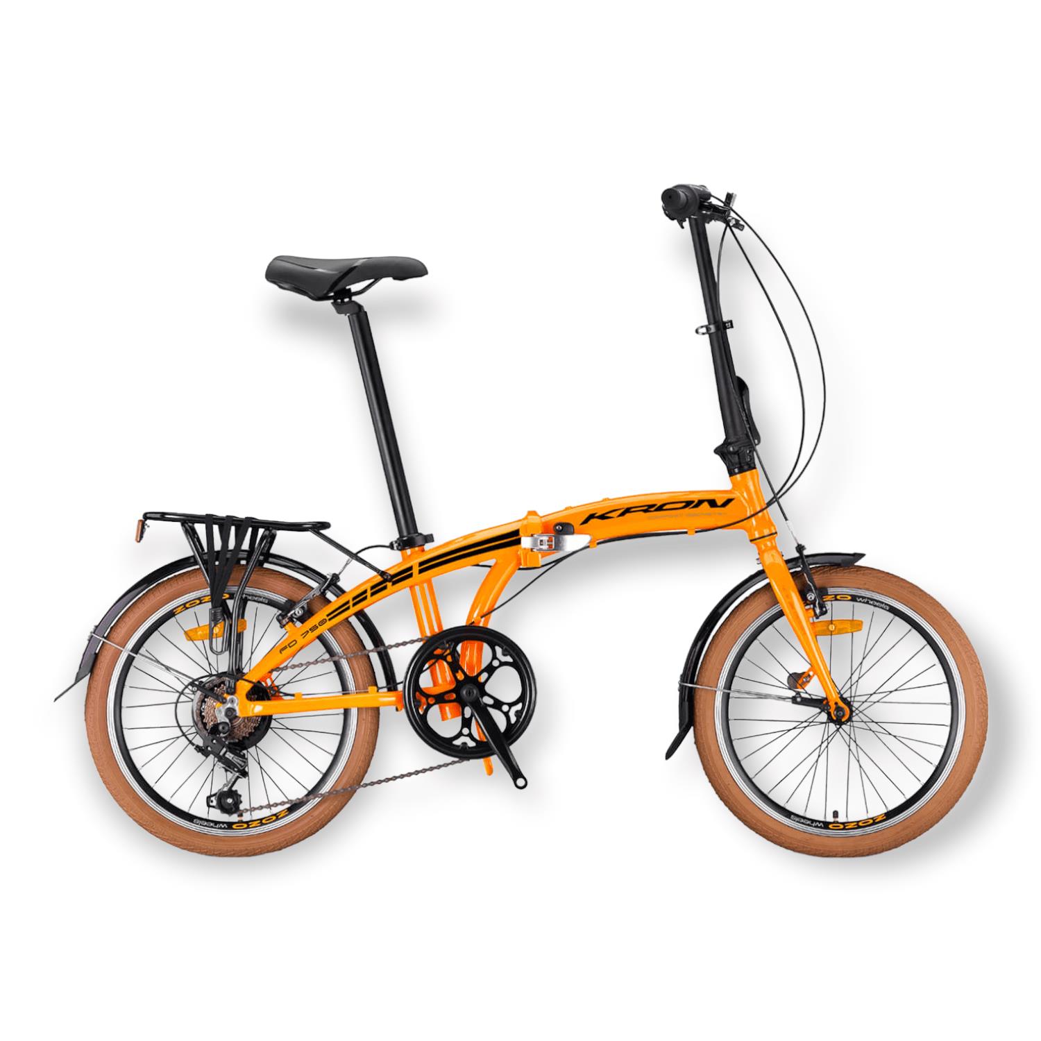ST86330 KRON FD 750 - 20'' MTB - 7 Vites -V.B. - Sarı-Beyaz/Siyah (ÇelikBagaj/PVC Çamurluk) #KRN22-308 - Görsel 1