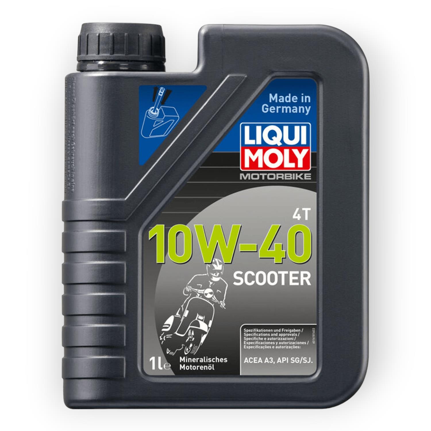 ST86434 LIQUI MOLY 10W40 4T SCOOTER MOTOSIKLET MOTOR YAĞI 1LT #1618 - Görsel 1