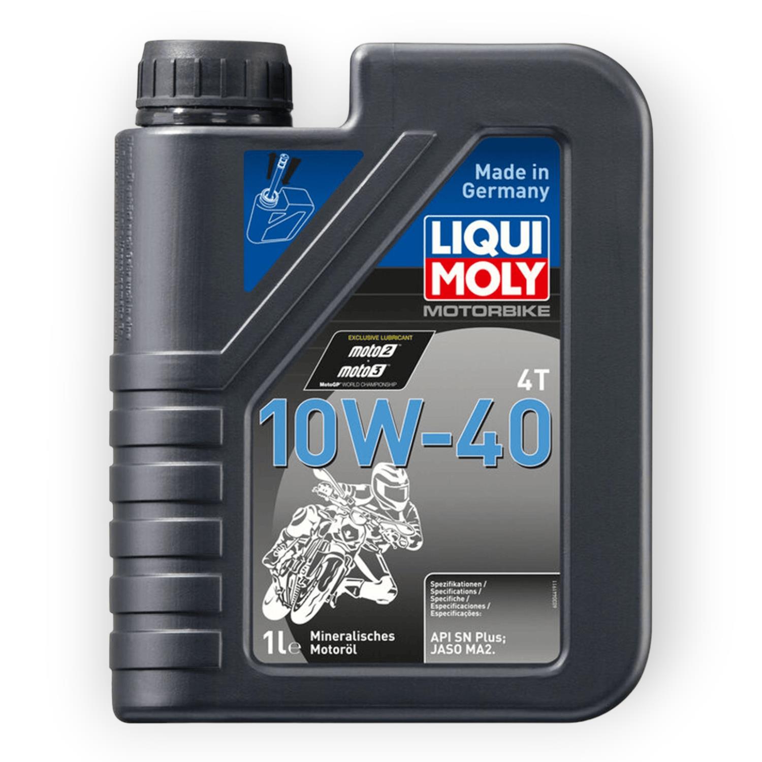 ST86435 LIQUI MOLY 10W40 4T MOTOSIKLET MOTOR YAGI 1 LT #1521 - Görsel 1
