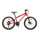 KRON XC 75 - 24" MTB - 13‘ - 21 VİTES - H.DISC - KIRMIZI-SİYAH/BEYAZ #KRN23-112