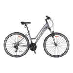 KRON TX 100 - 28" TREKKING LADY - 15' - 21 VİTES - V.B. - MAT BEJ GRİ-TURUNCU/FÜME #KRN21-648