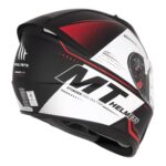 MT STINGER SHELL GULTTER MAT SİYAH-BEYAZ-KIRMIZI [L] - Görsel 4
