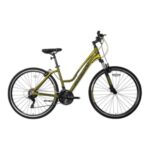 KRON TX 75 - 28" TREKKING LADY - 15' - 21 VITES - V.B. - MAT ÇAĞLA YEŞIL-HAKI/SIYAH #KRN21-641