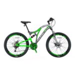 KRON ARES 4.0 - 26" MTB - 16.5' -21 Vites - Çift AMT - V.B. - Mat Füme-Yeşil/Gri #KRN21-427
