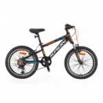 KRON XC 75 - 20" MTB - 11' - 7 Vites - V.B. - Mat Siyah-Neon Turuncu/Beyaz/Mavi #KRN23-097
