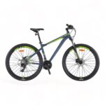 KRON XC 100 - 27.5" MTB - 17' - 21 Vites - H.DISC - Mat Gri-Gri/Neon Sarı #KRN23-206