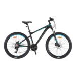 KRON XC 100 - 27.5" MTB - 19' - 21 Vites - H.DISC - Mat Siyah-Gri/Turkuaz #KRN23-208