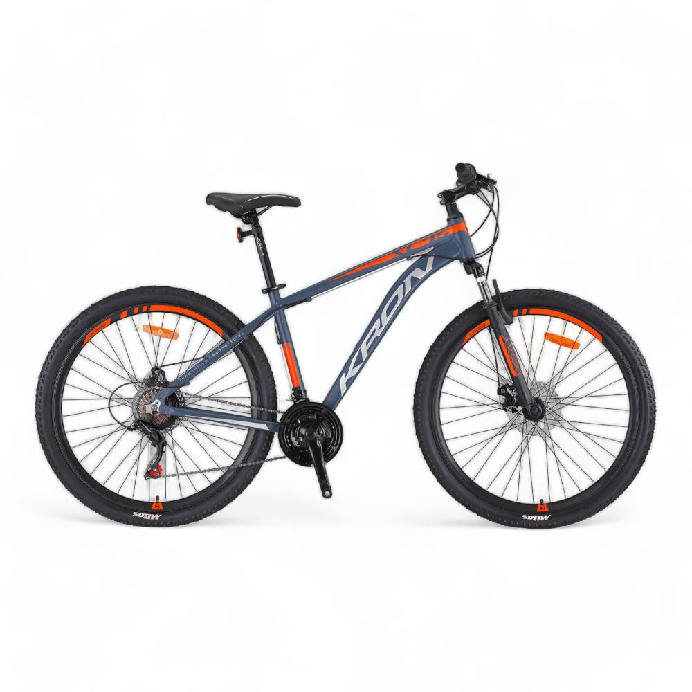 ST87439 KRON XC 75 - 27.5" MTB - 19' - 21 Vites - M.DISC - Mat Gri-Neon Turuncu/Gri #KRN23-153 - Görsel 1