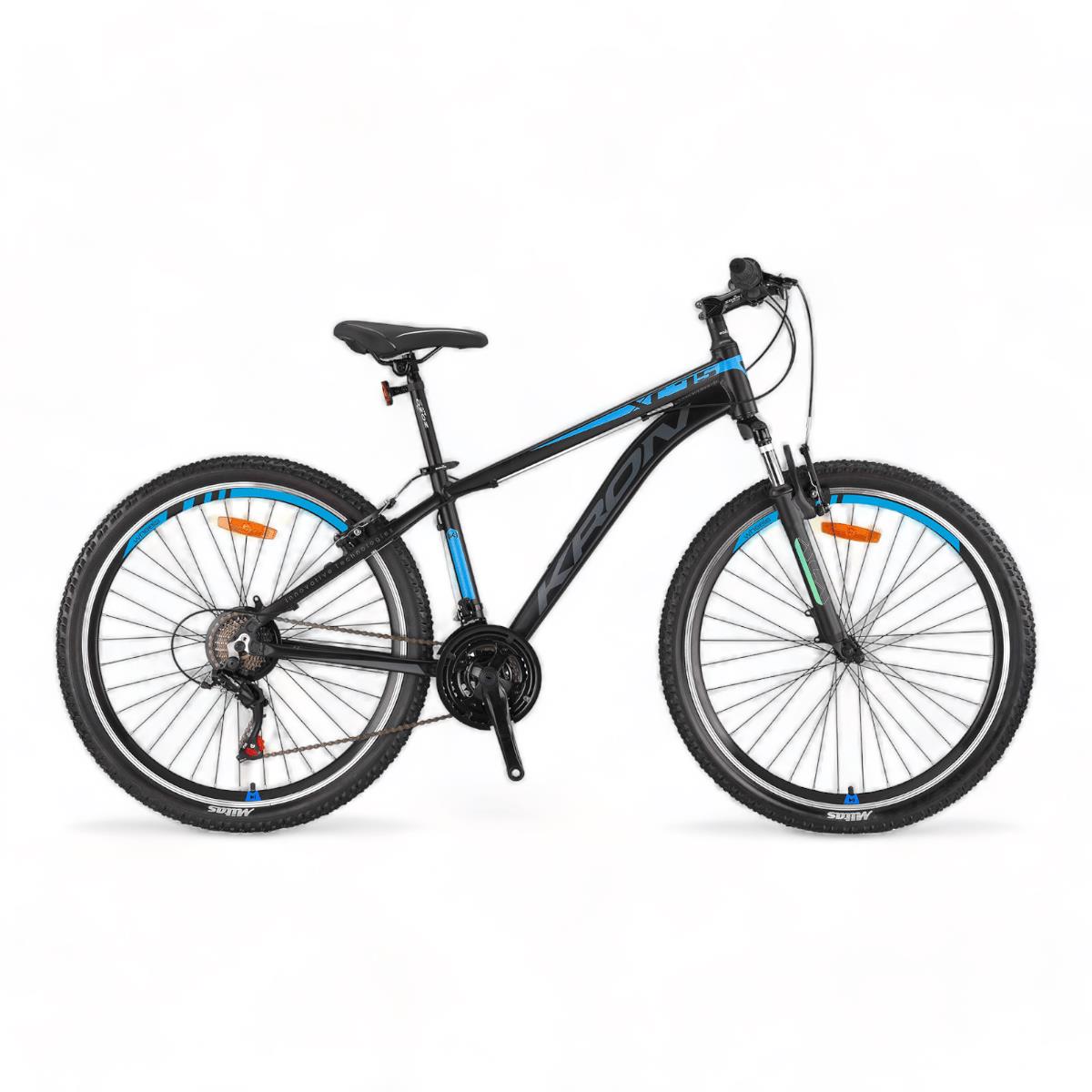ST87572 KRON XC 75 - 26" MTB - 15' - 21 Vites - V.B. - Mat Siyah-Mavi/Füme #KRN23-117 - Görsel 1