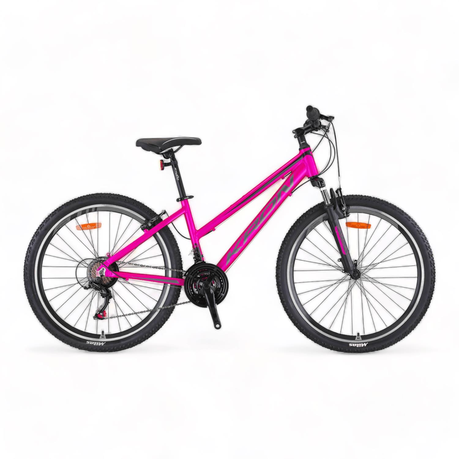 ST87626 KRON XC 75 - 26" MTB Lady - 15' - 21 Vites - V.B. - Mat Pembe- Mat Siyah/Füme #KRN23-120 - Görsel 1