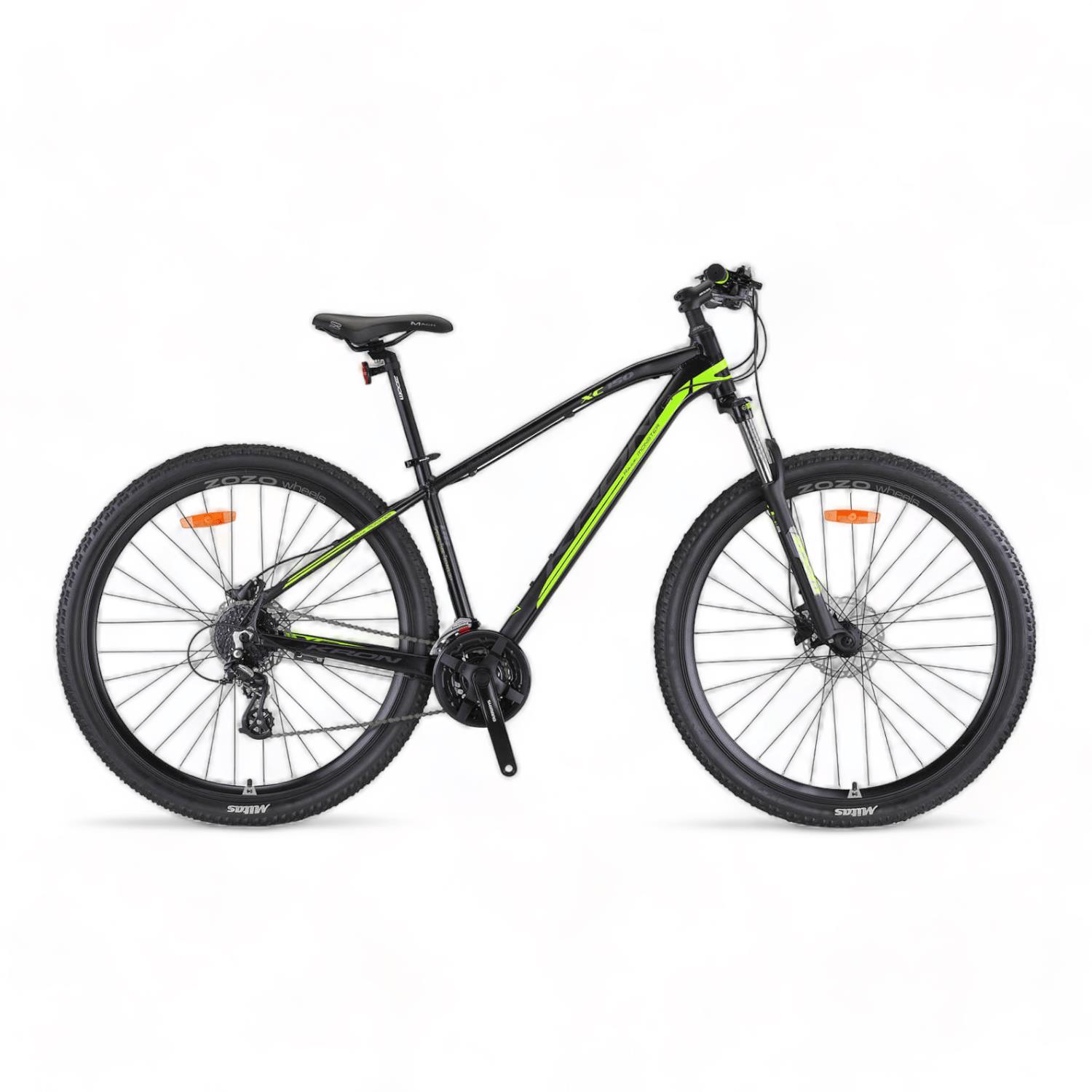 ST87628 KRON XC 150 - 27.5" MTB - 17' - 24 Vites - H.DISC - Mat Siyah-Neon Sarı/Füme #KRN23-224 - Görsel 1