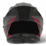 BLACKLION - ÇENE AÇILIR VİZÖRLÜ KASK [LION-160E] [SİYAH-KIRMIZI] [M] #57885 - Görsel 2