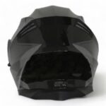 BLACKLION - ÇENE AÇILIR VİZÖRLÜ KASK [LION-160E] [SİYAH-GRİ] [L] #57890 - Görsel 2