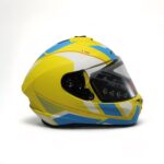 RS2 KAPALI KASK (BEYAZ - SARI - MAVİ) 32011/10 [L]
