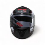 RS2 KAPALI KASK (SİYAH - BEYAZ - GRİ) 32011/6 [M] - Görsel 2