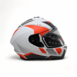 RS2 KAPALI KASK (BEYAZ - TURUNCU - GRİ) 32011/2 [L] - Görsel 2
