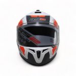 RS2 KAPALI KASK (BEYAZ - TURUNCU - GRİ) 32011/2 [XXL] - Görsel 2