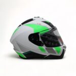 RS2 KAPALI KASK (BEYAZ - YEŞİL - GRİ) 32011/4 [M]