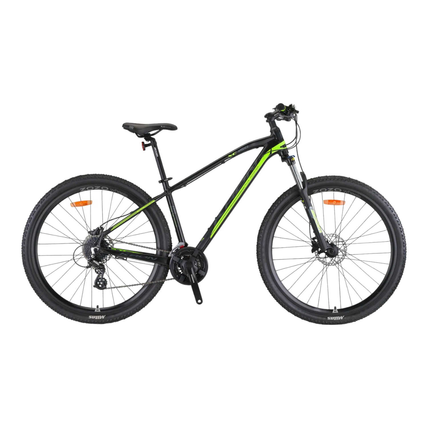 ST88020 KRON XC 150 - 27.5" MTB - 19' - 24 Vites - H.DISC - Mat Siyah-Neon Sarı/Füme #KRN23-228 - Görsel 1