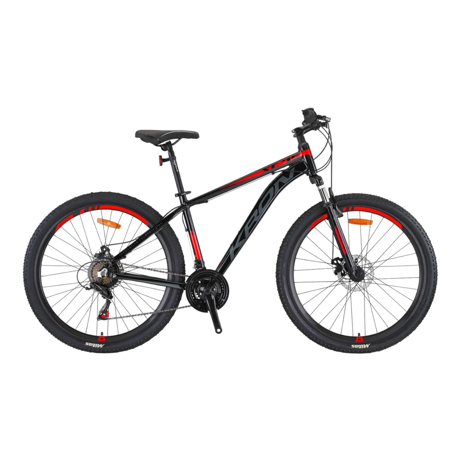 ST88038 KRON XC 75 - 27.5" MTB - 19' - 21 Vites - V.B. - Siyah-Kırmızı/Füme #KRN23-138 - Görsel 1
