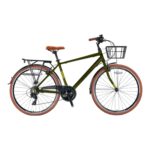 KRON CX 100 - 26" City Bike - Man - 17' - 21 Vites - V.B. - Mat Haki-Siyah/Sarı #KRN23-254