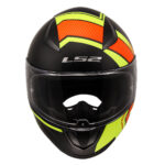 LS2 RAPID 2 EXTRA MAT NEON SARI-NAVY MAVİ KASK  [M] - Görsel 2