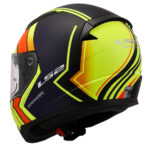 LS2 RAPID 2 EXTRA MAT NEON SARI-NAVY MAVİ KASK  [M] - Görsel 6