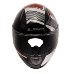 LS2 RAPID 2 EXTRA BEYAZ-KIRMIZI KASK [L] - Görsel 3