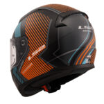 LS2 RAPID 2 EXTRA MAT GRİ-NEON TURUNCU KASK [M] - Görsel 3