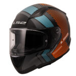 LS2 RAPID 2 EXTRA MAT GRİ-NEON TURUNCU KASK [XXXL]