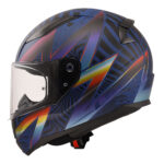 LS2 RAPID 2 OPTIK MAT MAVİ-MOR KASK [L] - Görsel 3