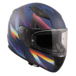 LS2 RAPID 2 OPTIK MAT MAVİ-MOR KASK [L] - Görsel 4