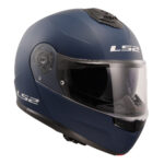 LS2 STROBE 2 MAT NAVY MAVİ KASK [XXL] - Görsel 5